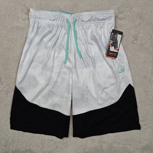 And1 Dribbling Basketball Shorts 10" Men's S Athletic Drawstring Pockets NWT